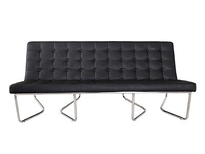BLACK BARCELONA Lounge Furniture Rental NYC