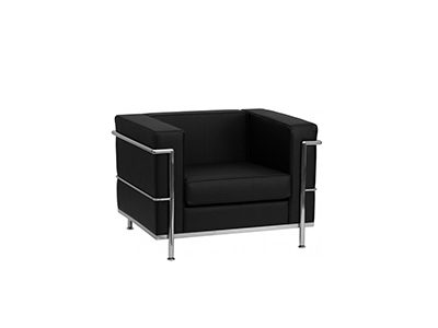 BLACK CHICAGO CHAIR Black Sofa Chair For Rent NYC
