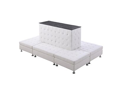 WHITE COMMUNITY SECTIONAL Large Sectional Rentals For Events NYC